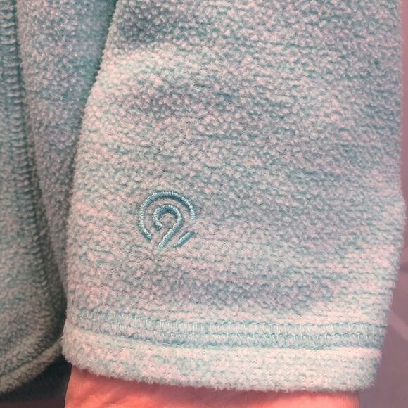 Champion Girls half-zip light blue pullover fleece, XS (4-5) - Picture 3 of 4